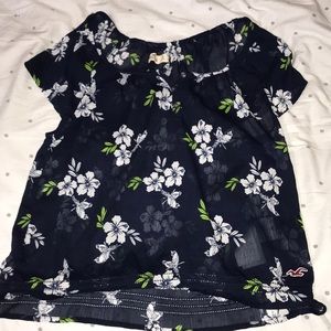 Hollister, floral blouse